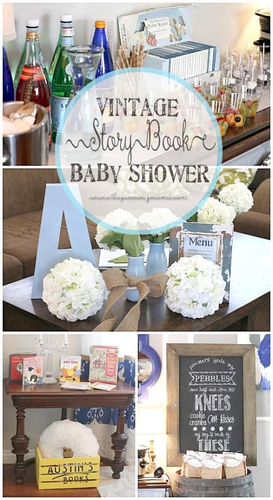 Vintage Story Book Sip n See for baby boy! This is adorable!