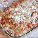 Greek Chicken Bake - So easy! I am pinning this so I can make it tonight!