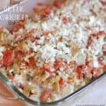 Greek Chicken Bake - So easy! I am pinning this so I can make it tonight!