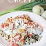 This easy greek chicken bake is one of my all time favorite dinners! Only 6 ingredients and a few steps! Winner!