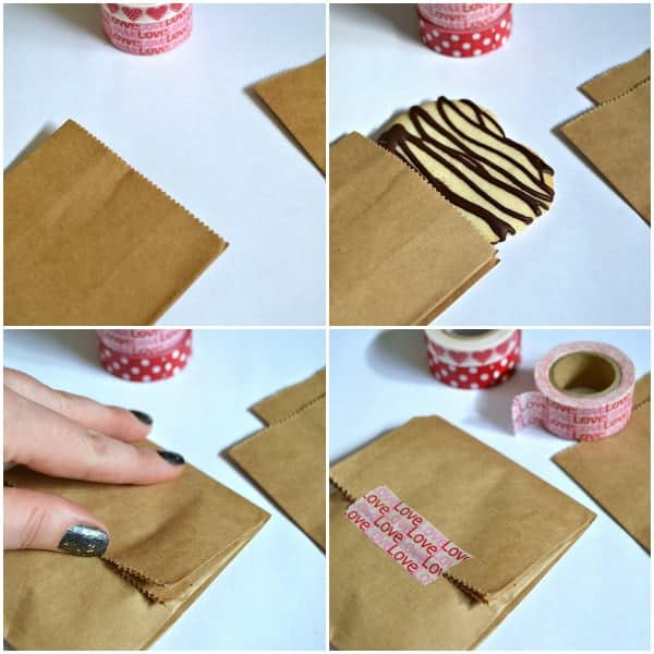 Chocolate-Dipped Shortbread Heart Valentines | Hello Little Home for The Pinning Mama #ValentinesDay #Cookies