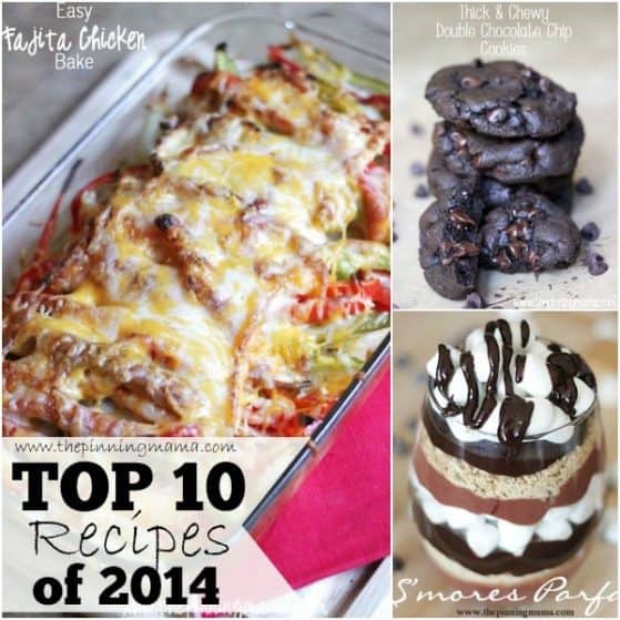 Some of the best loved recipes of the year! These have been pinned over a million times!