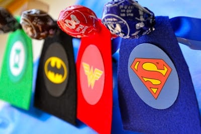 Aren't these the cutest super hero valentines?