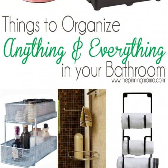 5 Crazy Easy Hacks to Keep Your Bathroom Organized • The Pinning Mama
