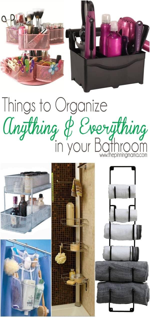 I didn't even know some of these existed! The best products to organize your bathroom at thepinningmama.com