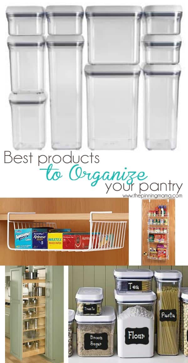 Easy pantry organization