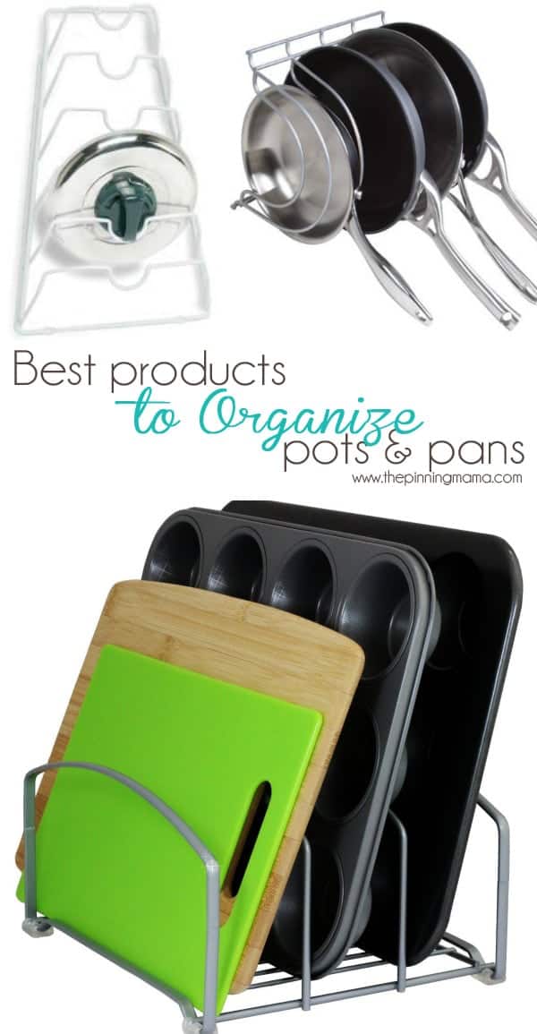 This vertical pan organizer changed my life!