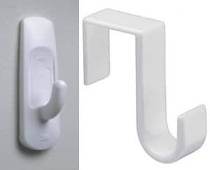Great way to organize anything that hangs in the bathroom! Lots of bathroom organization ideas on thepinningmama.com