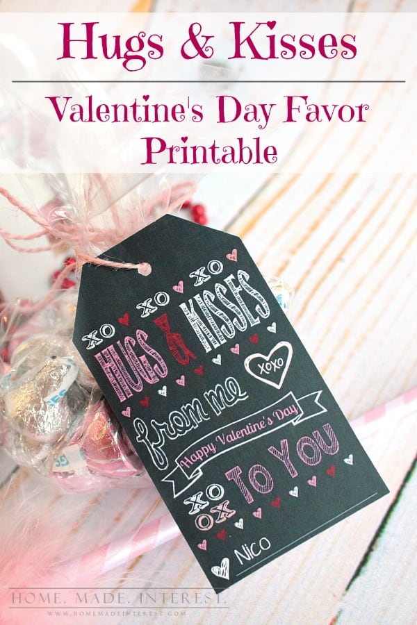 This Valentine’s Day Printable is a simple way to make Valentine’s Day favors for your loved ones or classroom Valentines for your kids.