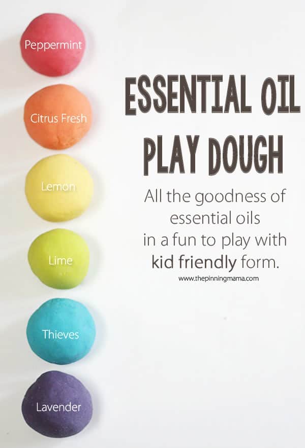 My favorite Play Dough Recipe! Essential oil play dough from thepinningmama.com