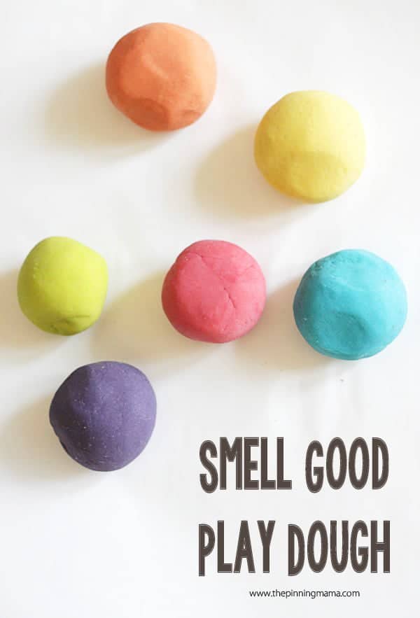 Finally a recipe to make smell good play dough!