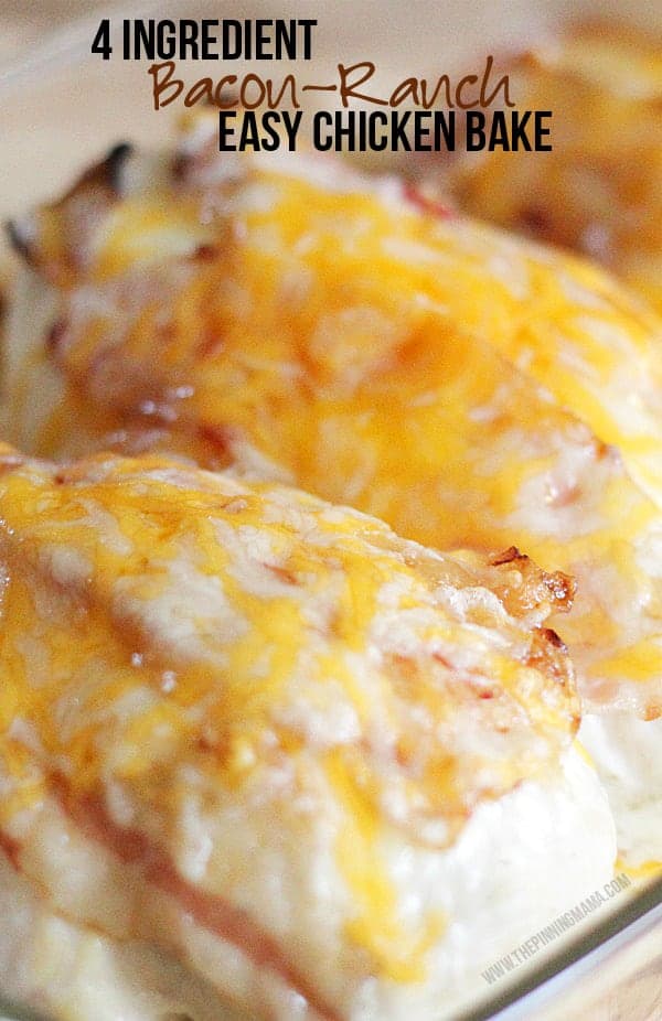 You had me at bacon. Bacon Ranch Chicken Bake by thepinningmama.com