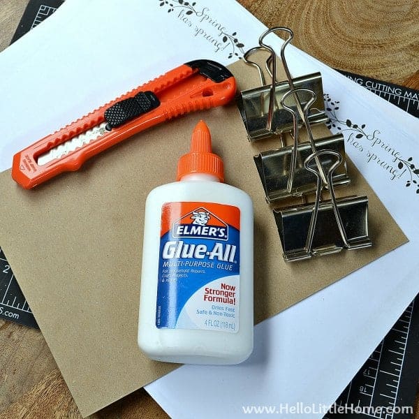 Spring has sprung! DIY Notepad Supplies | Hello Little Home for The Pinning Mama