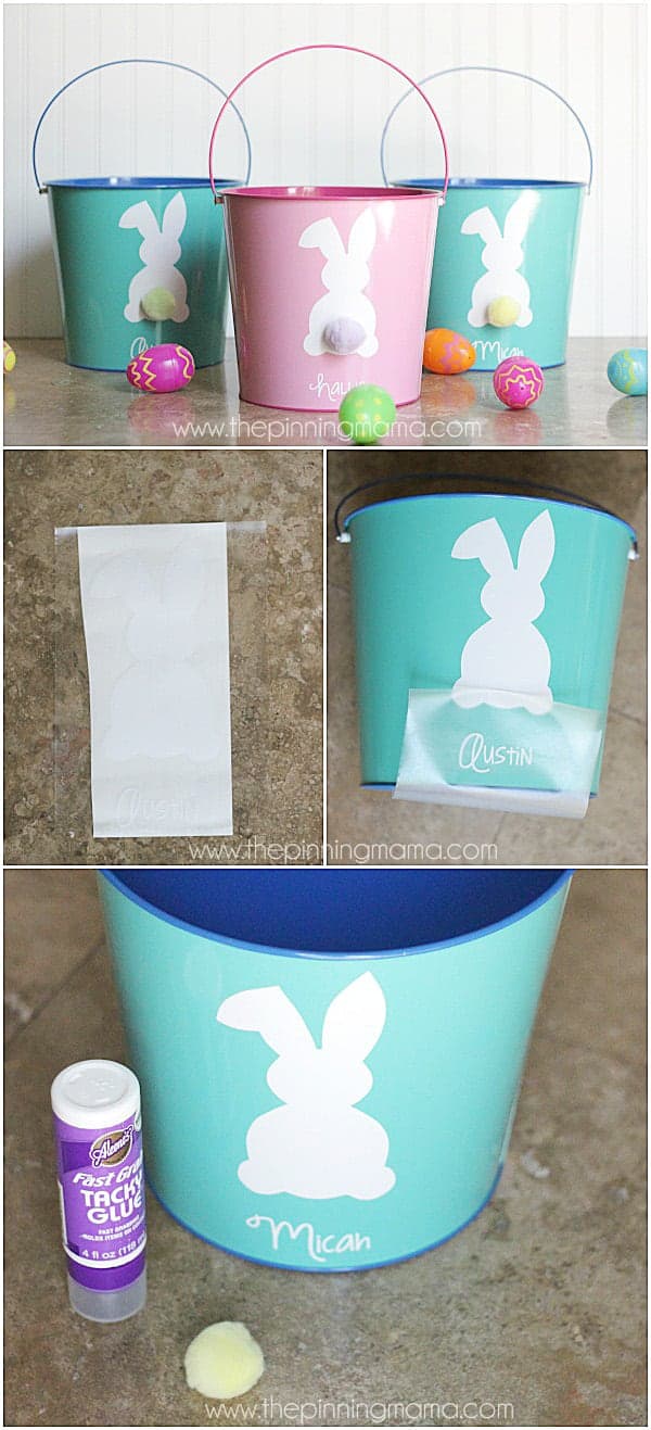 Such a cute Easter craft! I love making vinyl projects with my Silhouette CAMEO.