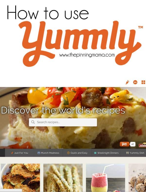 Yummly is such an easy way to find new recipes and organize them online!