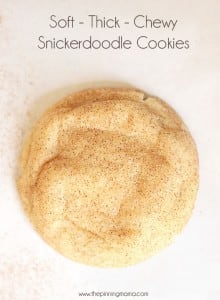 Snickerdoodle cookie recipe - This post gives tricks to get them soft, chewy, and thick! My favorite!