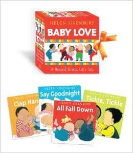Baby Love: A Board Book Gift Set (All Fall Down; Clap Hands; Say Goodnight; Tickle, Tickle) by Helen Oxenbury