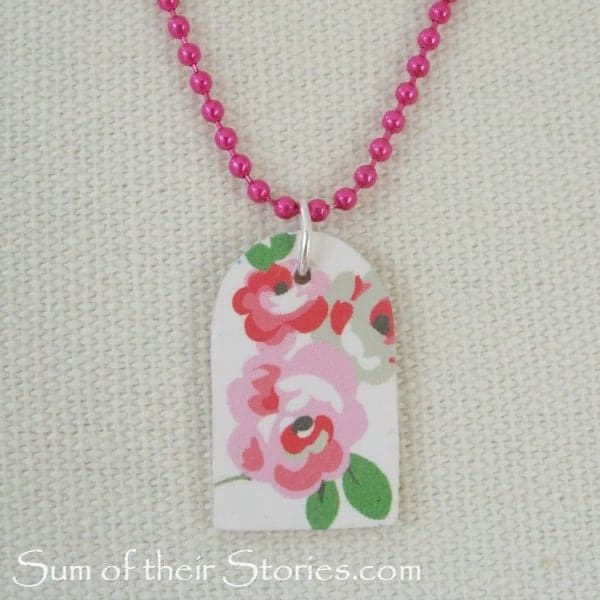 floral pendant