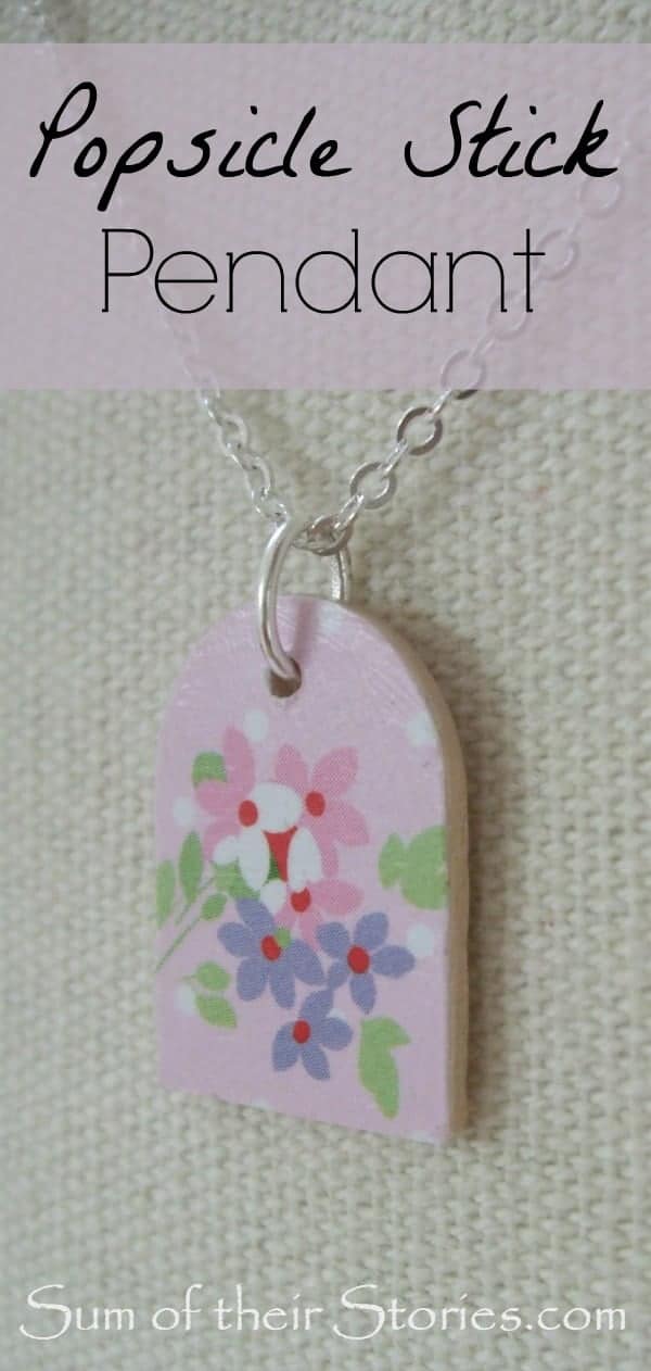 popsicle stick pendant 1