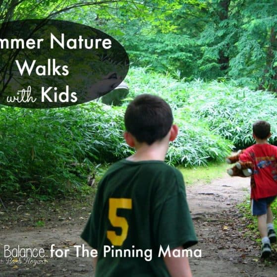 Every detail you need to go on a nature walk with your kids that will be a great way to learn and open them up to conversation!