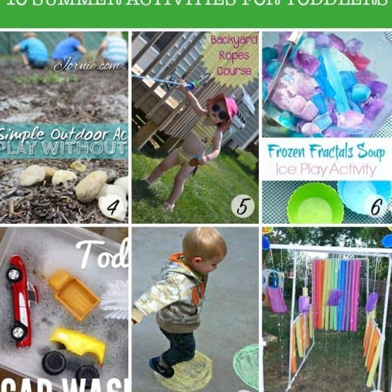Wow - so many great ideas to get my toddlers outdoors this summer!