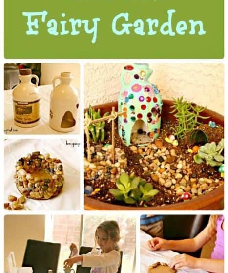 How to make a child's fairy garden. My daughter would love to do this easy kid's craft!