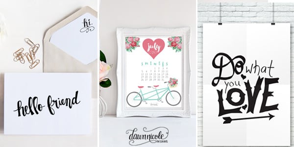 Add a pretty touch to your snail mail with this Envelope Sealers Free Printable + Cut File. | thepinningmama.com