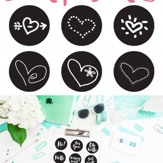 Add a pretty touch to your snail mail with this Envelope Sealers Free Printable + Cut File. | thepinningmama.com