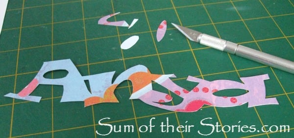 cut name out