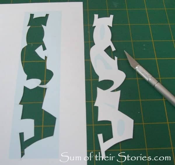cut out name