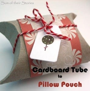 finished pillow pouch