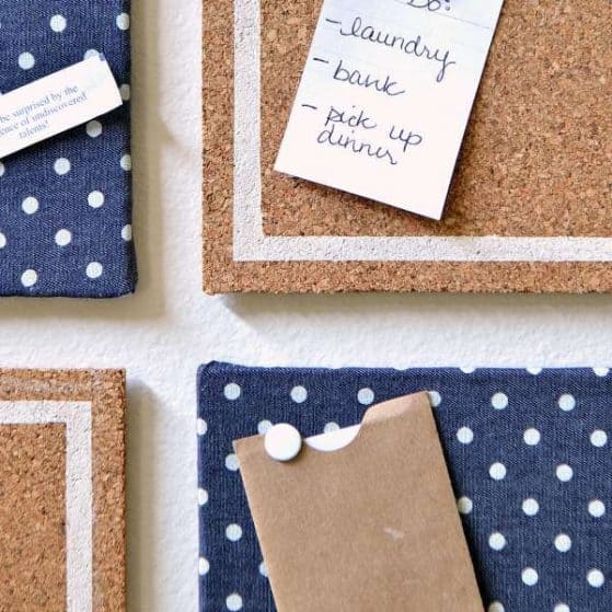 DIY Memo Board. Cute & Easy! Perfect craft for a teen!