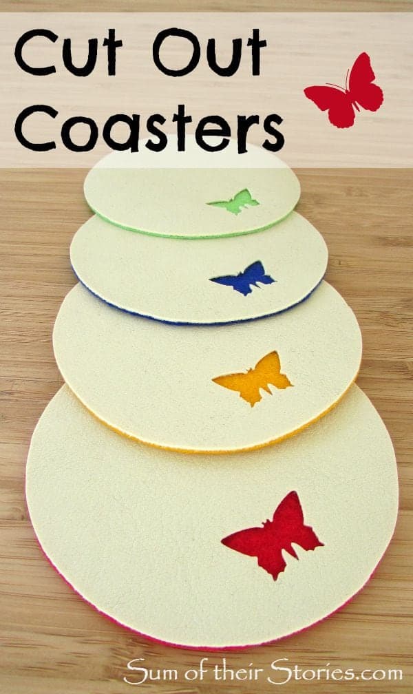 Cut out coasters