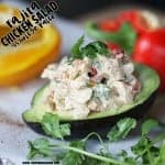 Must try! Fajita chicken salad recipe. I can't believe this is Paleo and Whole30! YUM!