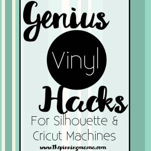 Vinyl tips and tricks for SIlhouette CAMEO, Cricut, and other cutting machines