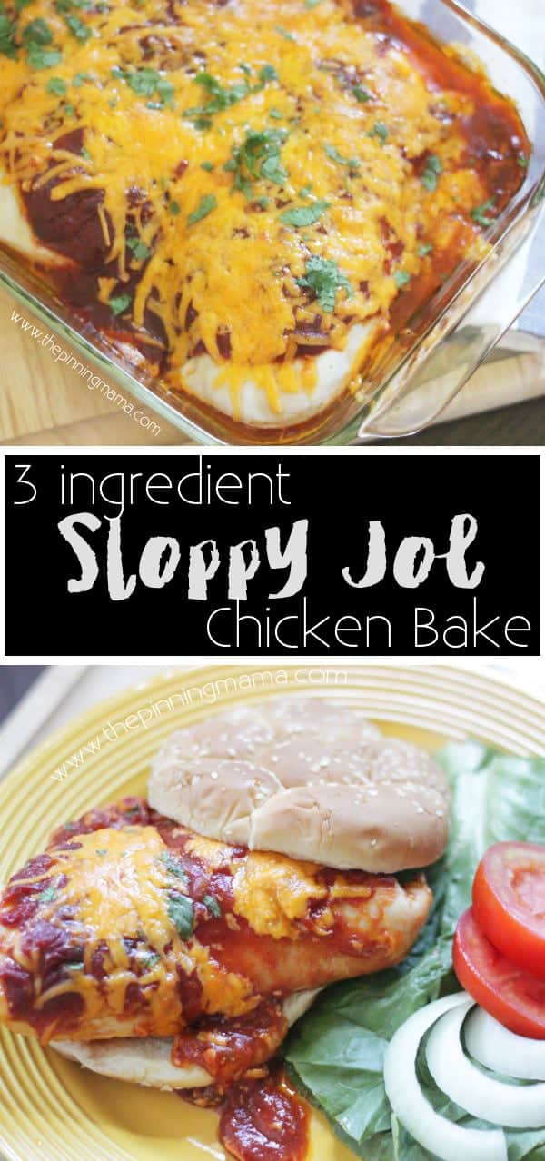 Sloppy Joe Chicken Bake- love this healthy makeover of one of my favorite comfort food recipes!