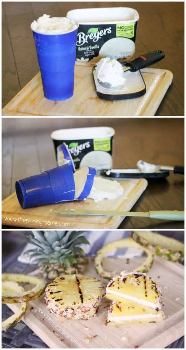 What a cool way to make ice cream sandwiches! Tropical Ice Cream Sandwich by The Pinning Mama