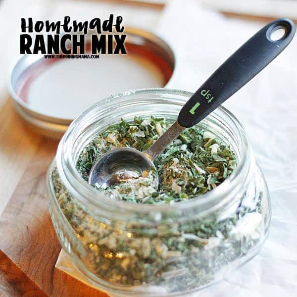 Whole30 Ranch mix recipe - gluten free, Paleo, dairy free and DELICIOUS! Click here to get more ideas on how to use it.