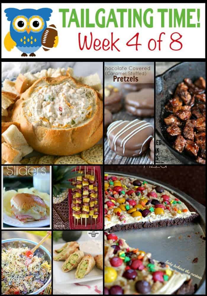 Crazy delicious recipes for watching football. Savory, sweet and everything in between!