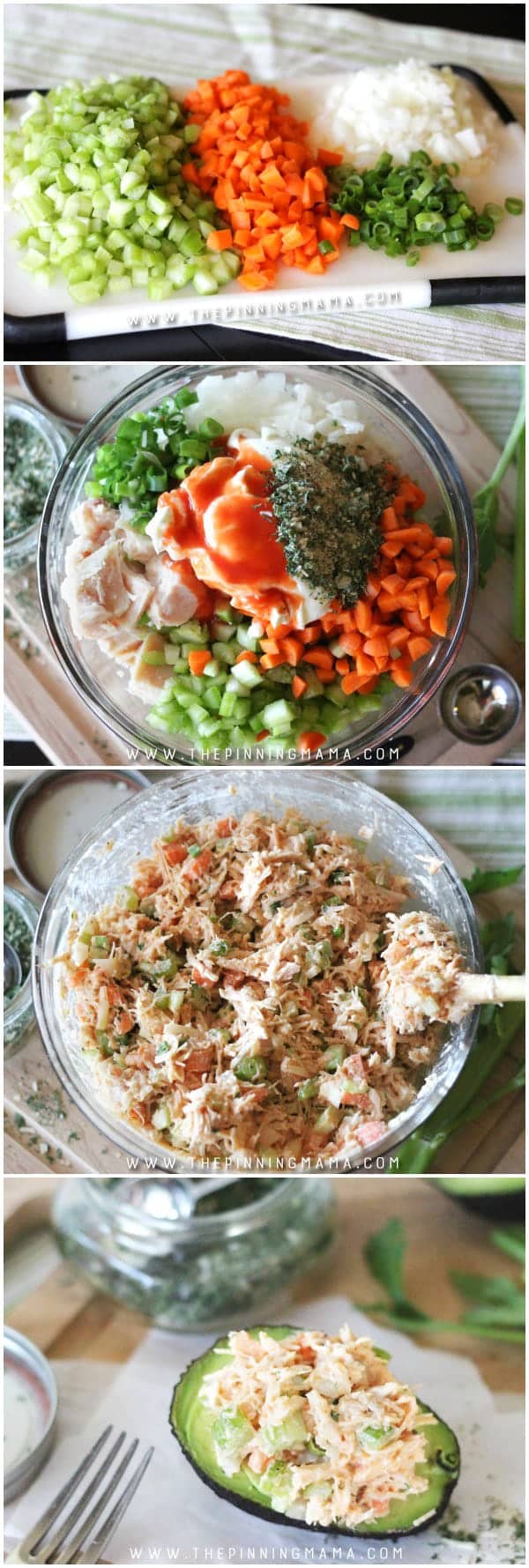 Step by Step how to make Easy Buffalo Ranch Chicken Salad. This easy recipe is so delicious! It is packed with flavors and you can make it as spicy as you want. As a bonus, it is Paleo, Whole30 Compliant, gluten free, dairy free, and just plain tasty whether you are following a special diet or not.