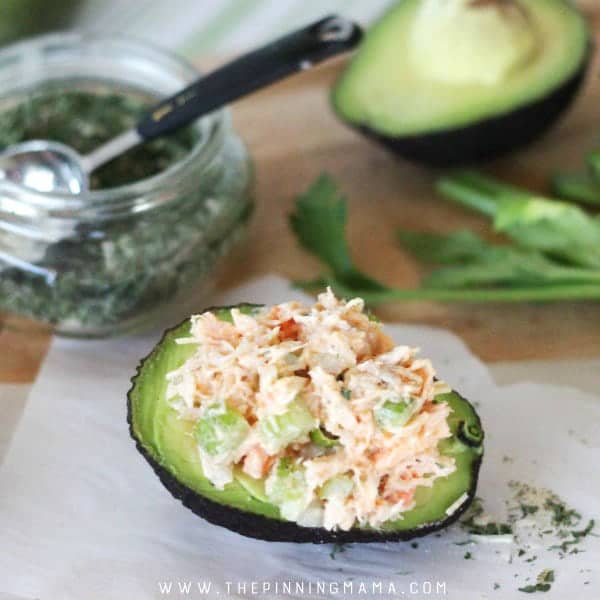 Buffalo Ranch Chicken Salad Recipe - This easy recipe is so delicious! It is packed with flavors and you can make it as spicy as you want. As a bonus, it is Paleo, Whole30 Compliant, gluten free, dairy free, and just plain tasty whether you are following a special diet or not.