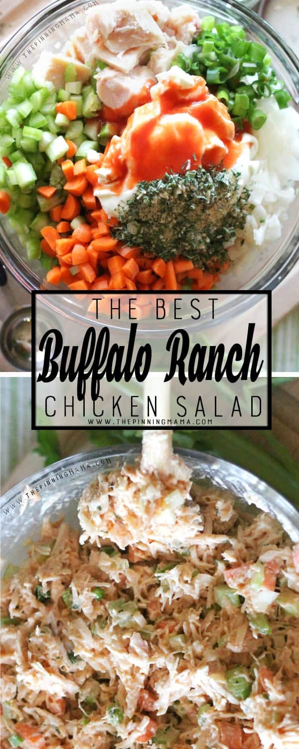 Buffalo Ranch Chicken Salad Recipe - This easy recipe is so delicious! It is packed with flavors and you can make it as spicy as you want. As a bonus, it is Paleo, Whole30 Compliant, gluten free, dairy free, and just plain tasty whether you are following a special diet or not.