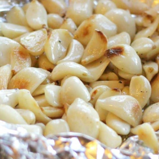 If you love garlic you NEED to read this. Perfect roasted garlic with only 2 minutes of prep!