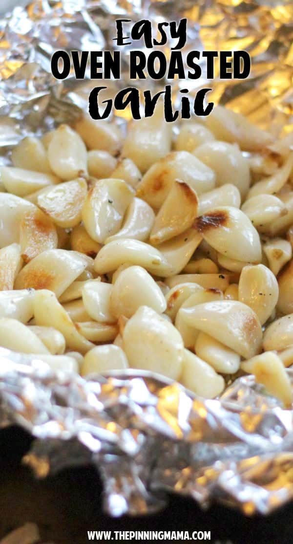 Easy Oven Roasted Garlic- This recipe is a must make. I love garlic!