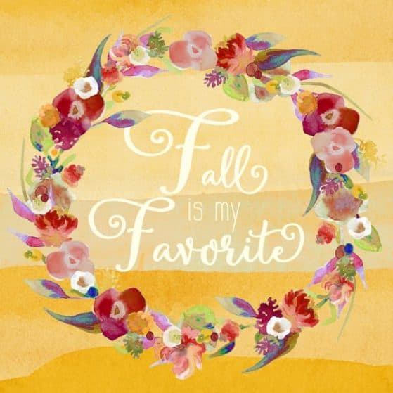 Free Printable - Watercolor Fall print. This will be perfect seasonal decor for my gallery wall.