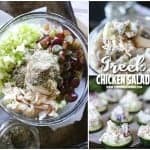 Greek Chicken Salad Recipe - This is AMAZING! Recipe includes directions to make it Whole30 compliant, paleo, gluten free, dairy free, and low carb! I didn't know healthy food tasted this good!