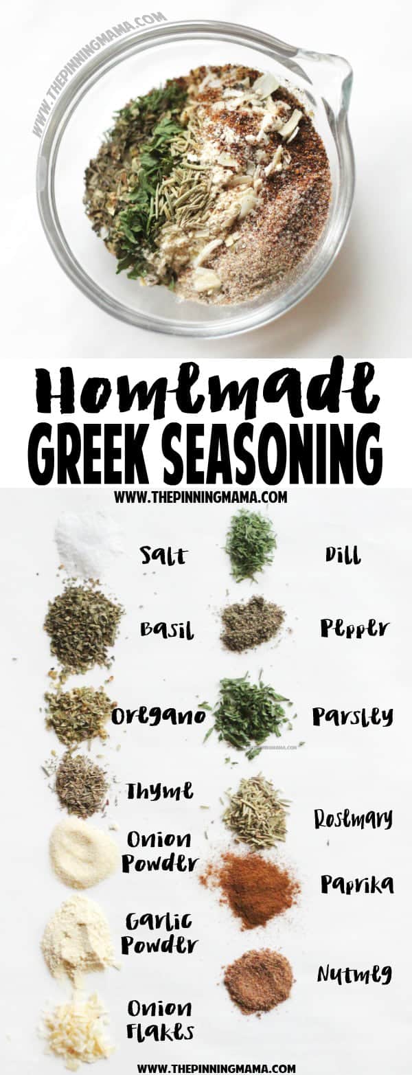Homemade Greek Seasoning- SO DELICIOUS! Plus Paleo, Whole30 compliant, gluten free, dairy free, sugar free, and low carb recipe