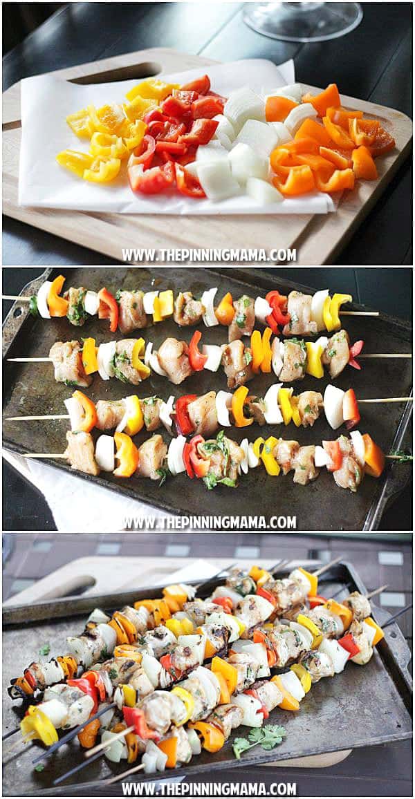 Fajita Kabob recipe for grilling! YES! 