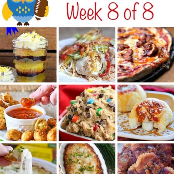 Tailgating Recipes for Football this Weekend! Appetizers, main dishes and desserts perfect for a football party!