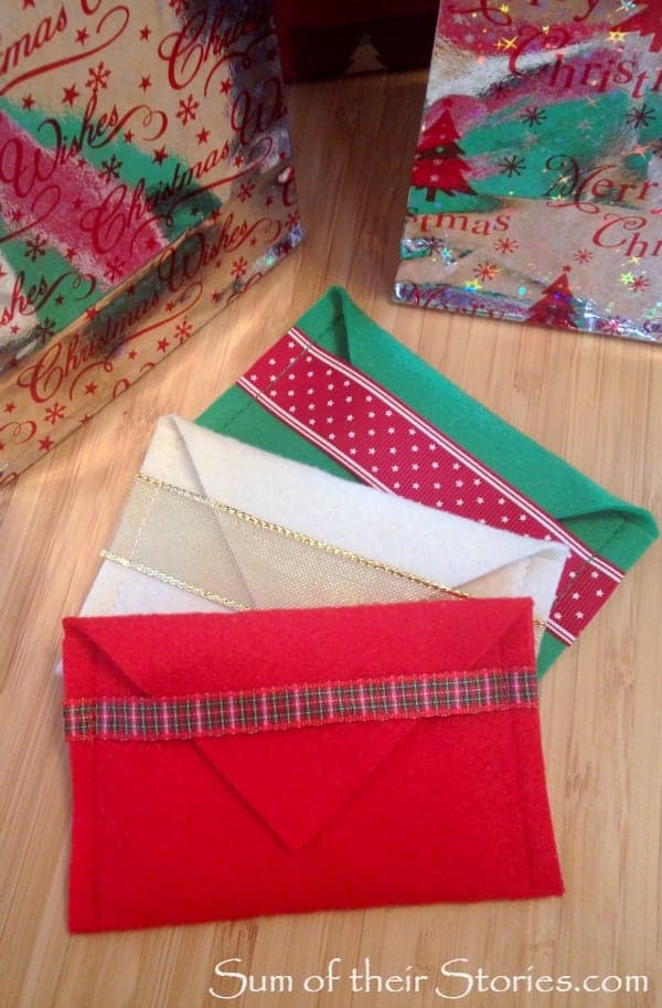 felt gift wallets